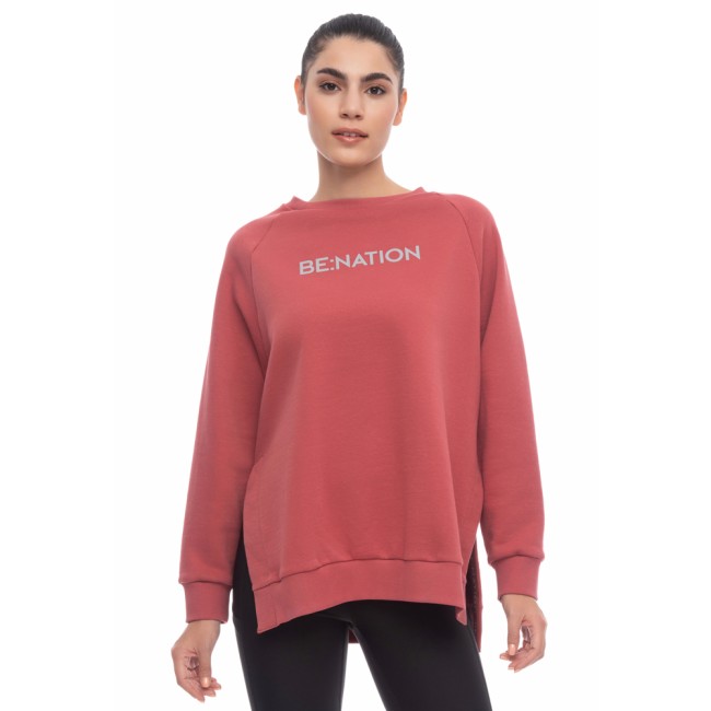 BENATION W REFLECTIVE CREW NECK (06102301-5E) ΦΟΥΤΕΡ