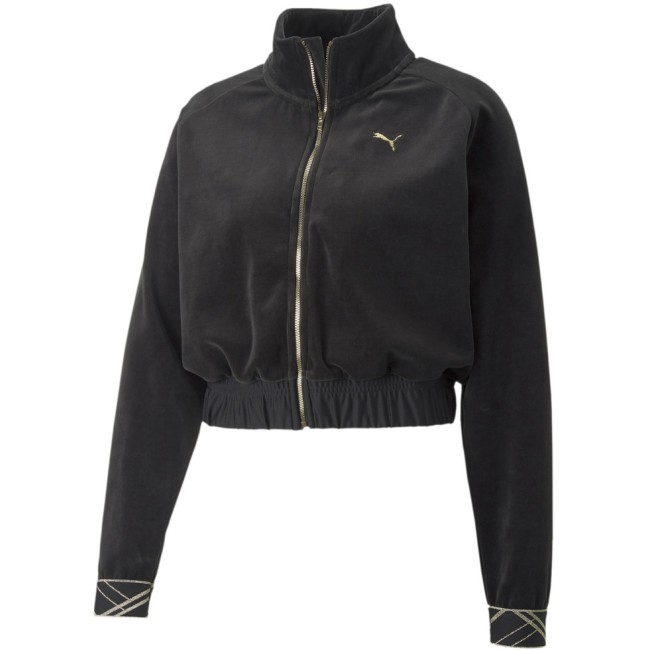 PUMA W Deco Glam Velour Full Zip (522254-01) ΖΑΚΕΤΑ