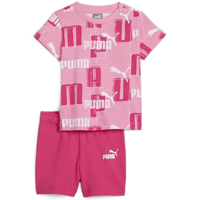 PUMA JR INF MINICATS LOGO LAB Graphic Set (680326-28) ΣΕΤ ΒΡΕΦΙΚΟ