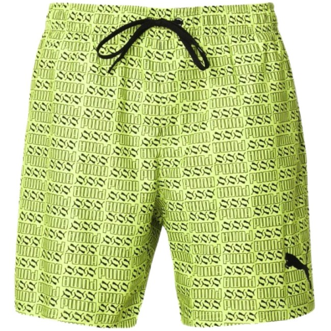 PUMA M DOBOTEX SWIM LOGO PRINT MID SHORTS 1P (701225872-001) ΜΑΓΙΟ