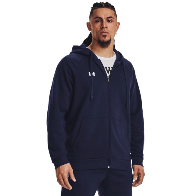 UA M Rival Fleece FZ Hoodie (1379767-410) ΖΑΚΕΤΑ